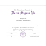 Speaker Certificate