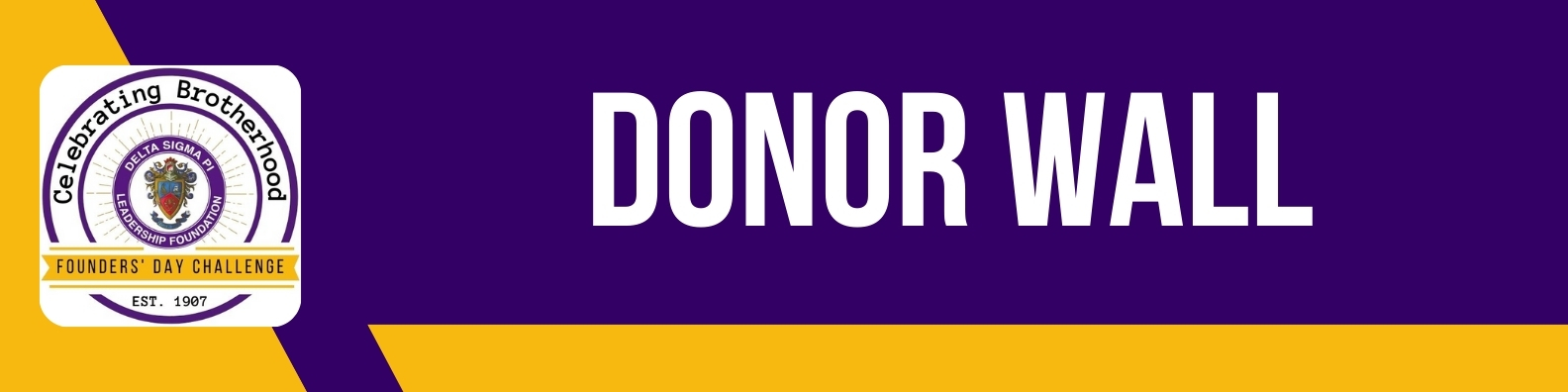 FDC Donor Wall Header