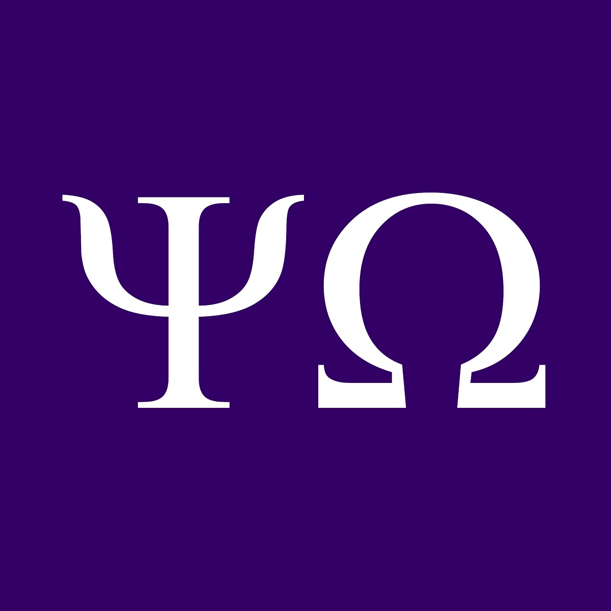 Greek Letters for Psi Omega